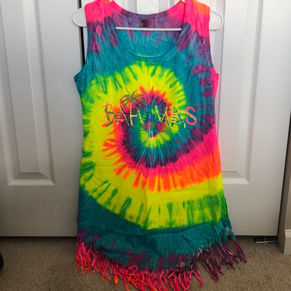 Bahamas swim cover up.